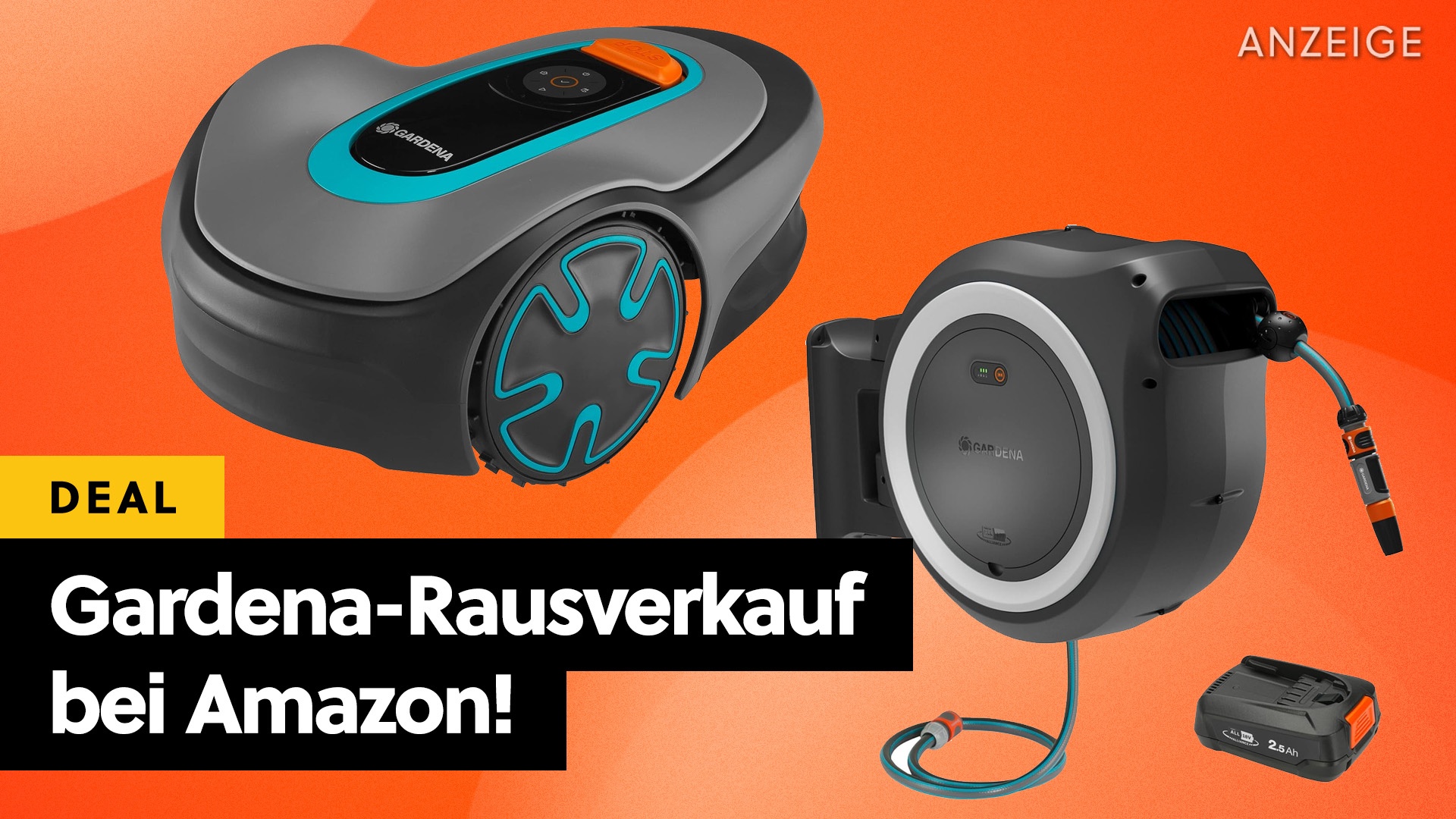 Mähroboter, Schlauchtrommeln, Gartenwerkzeuge und mehr: Gardena jetzt bei Amazon zu Schleuderpreisen!