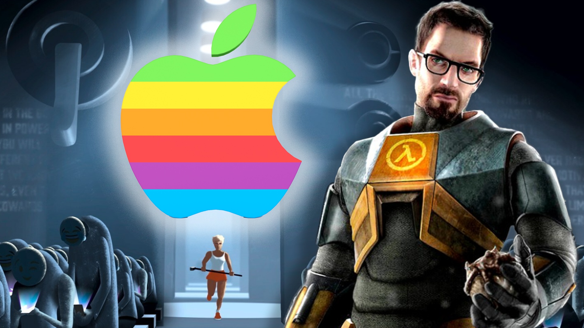 Vor 40 Jahren zeigte Apple einen der berühmtesten Werbespots aller Zeiten, den sogar Half-Life 2 und Fortnite veräppelt haben