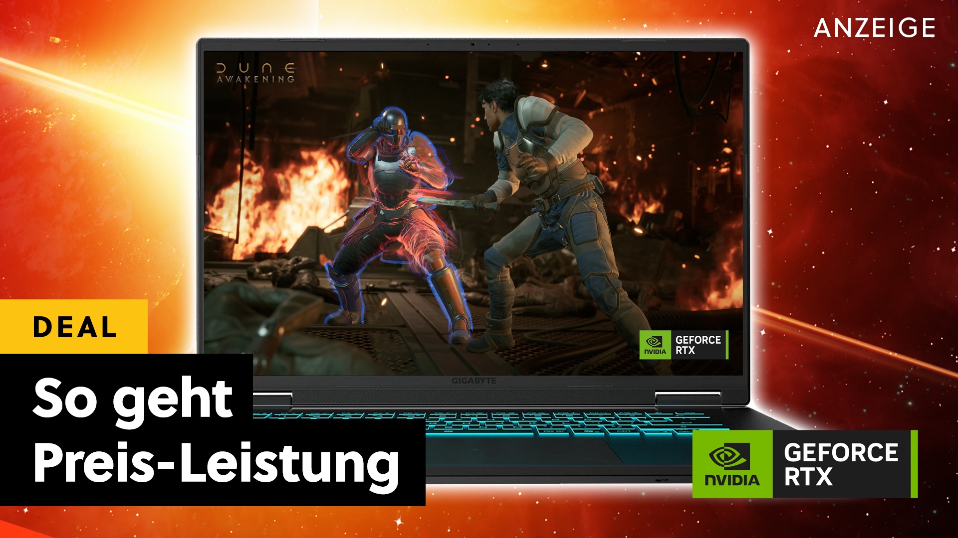 Deals: Gaming-Laptop - Preis-Leistungs-Kracher mit 32 GB RAM, RTX 5070 und 23% Rabatt [Anzeige]