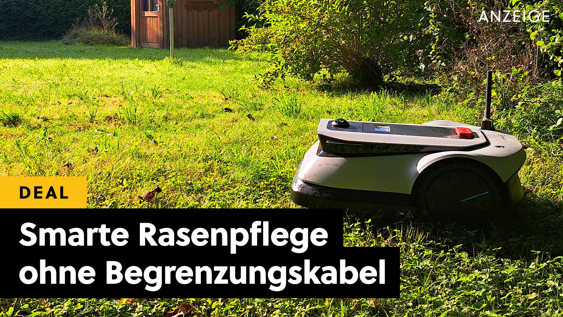 So wird Gartenpflege zum Selbstläufer: Schnappt euch einen der besten Mähroboter überhaupt bei Amazon - ohne Draht und Kabel!