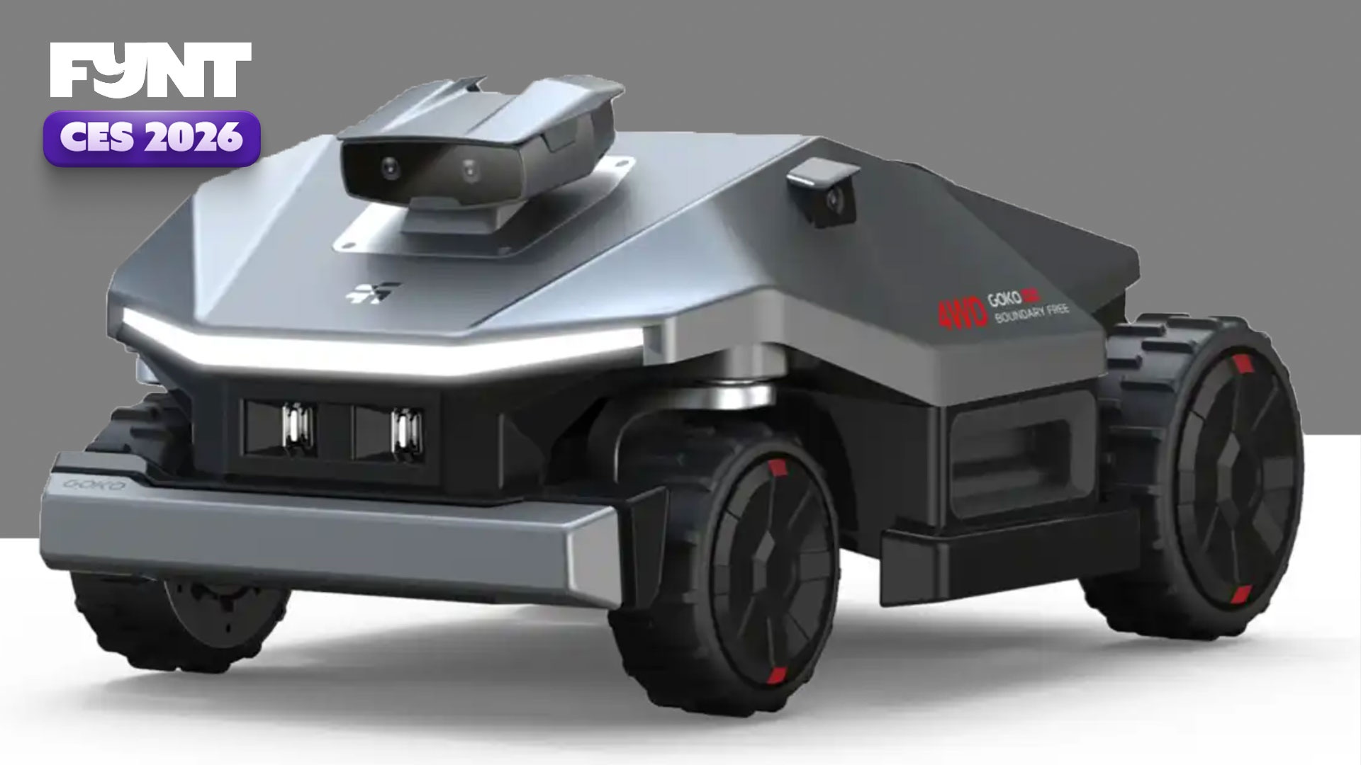 News: Cybertruck-Mähroboter - Industrie-Robotik für den Garten?