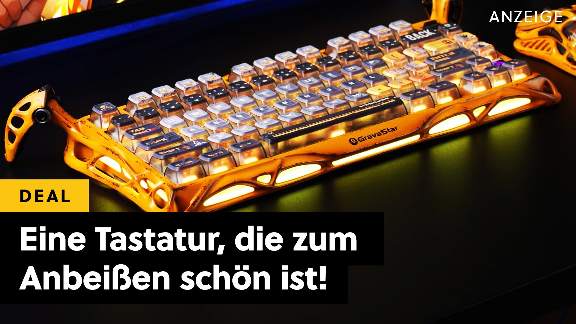 Tastatur - Diese wunderschöne Tastatur erinnert an Cyberpunk [Anzeige]