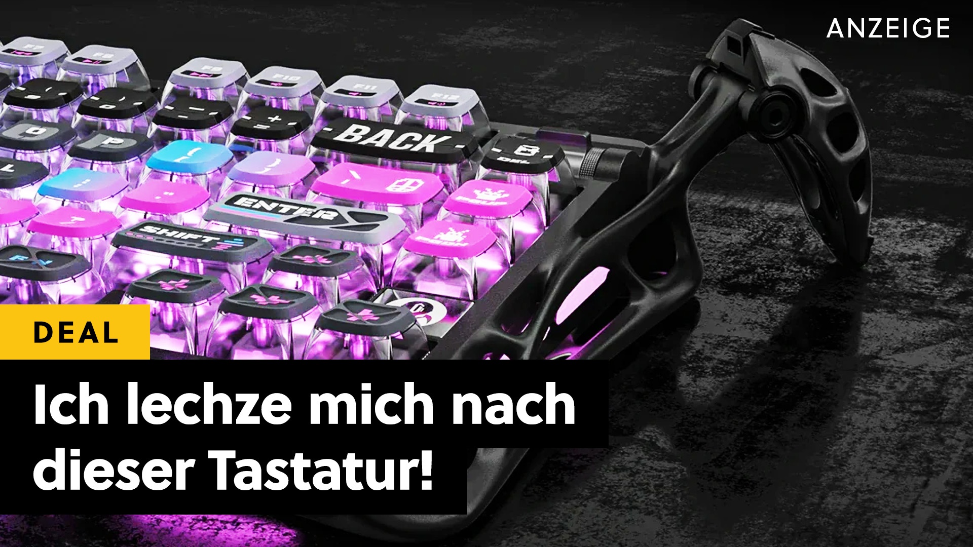 Wie Sci-Fi und schön will eine Tastatur noch sein? GravaStar sagt: Ja! Diese Tastatur könnte glatt aus »Cyberpunk« stammen