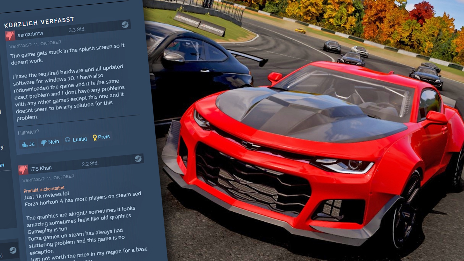 #Forza Motorsport: Nach Höchstwertungen der Presse hagelt es auf Steam Kritik
