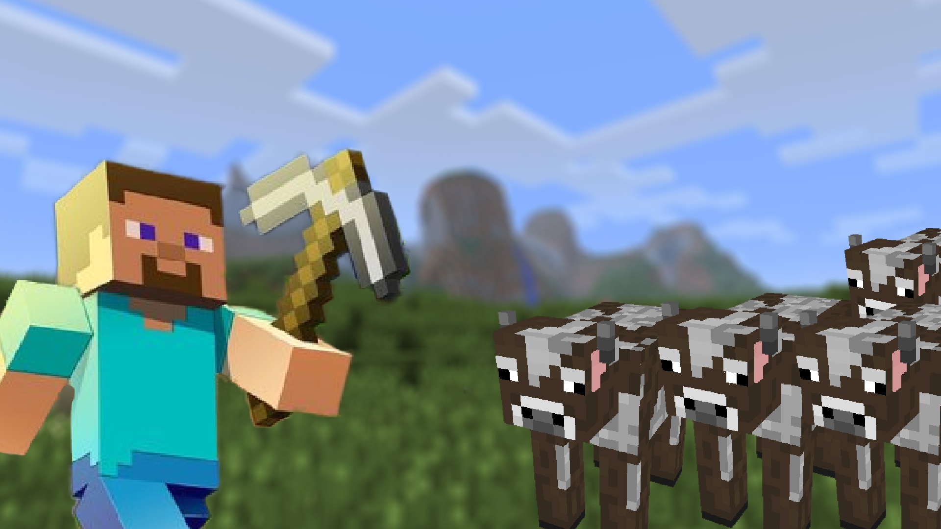 Minecraft: 100 cows and a rowboat are causing enthusiasm