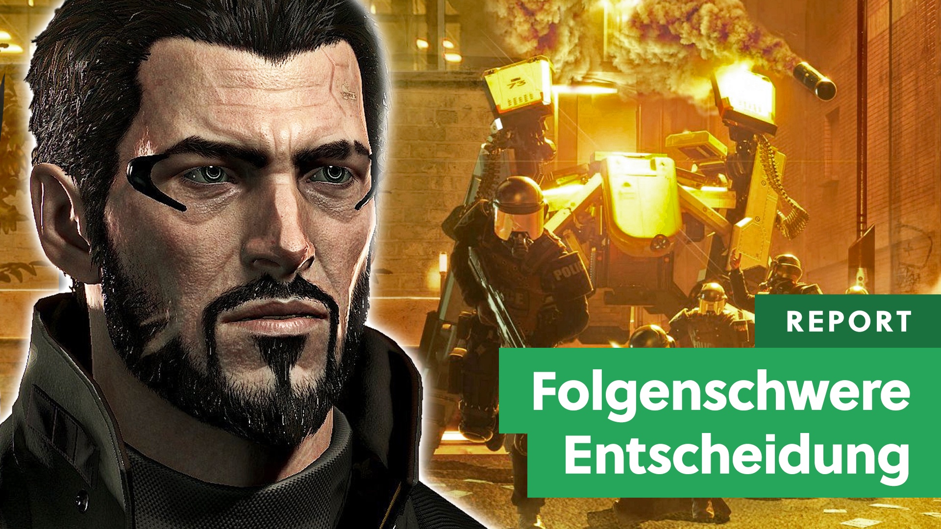 Plus - Report: Der Abstieg von Deus Ex - »Sehr enttäuscht«: Das Cyberpunk-Rollenspiel sollte doppelt so groß werden