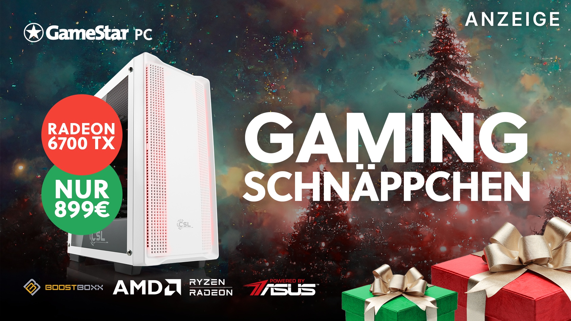 The GameStar PC Christmas Edition WQHD offers a lot of power for the money