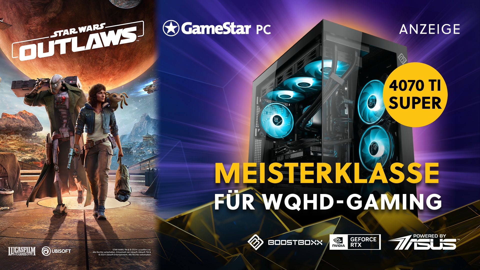 Nvidia RTX Grafikkarte und Ryzen X3D CPU im unschlagbaren Deal zur Gamescom 2024 - obendrein noch drei Top-Games gratis dazu