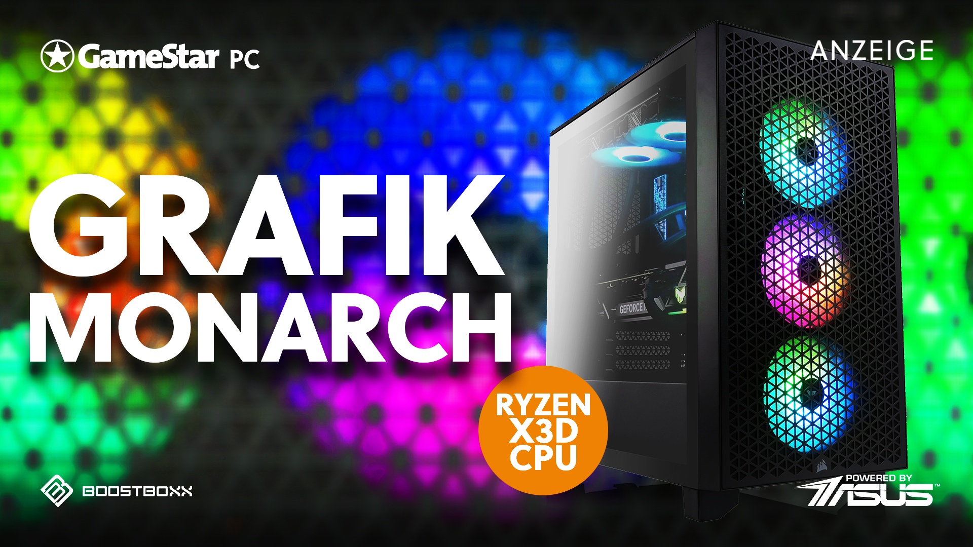 Mächtiger 4K Gaming-PC mit starker Ryzen X3D-CPU und Nvidia Grafikkarte - So viel Power steckt im Monarchen-PC