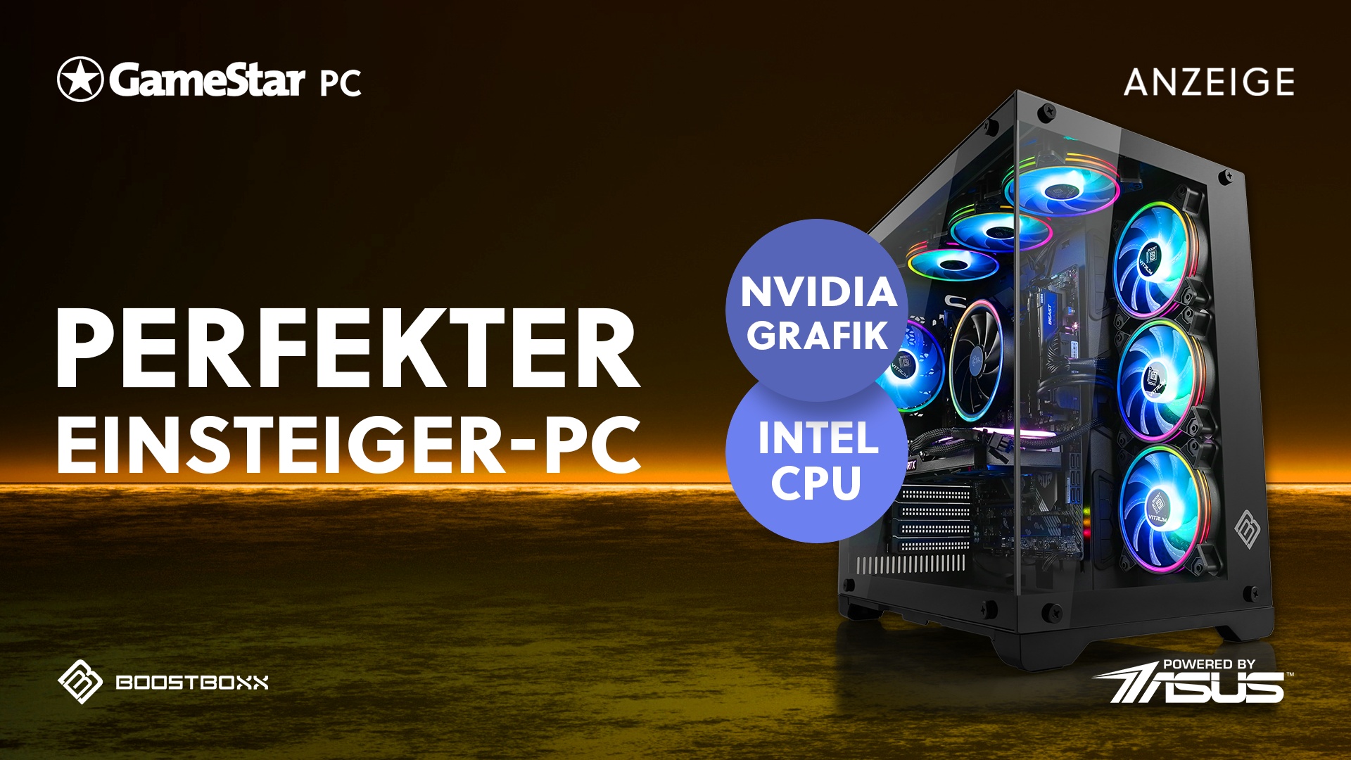 Einsteigerpreis & Leistung nice: Dieser GameStar-PC mit Nvidia RTX-GPU und Intel-Power ist euer günstigstes Ticket für PC-Gaming!