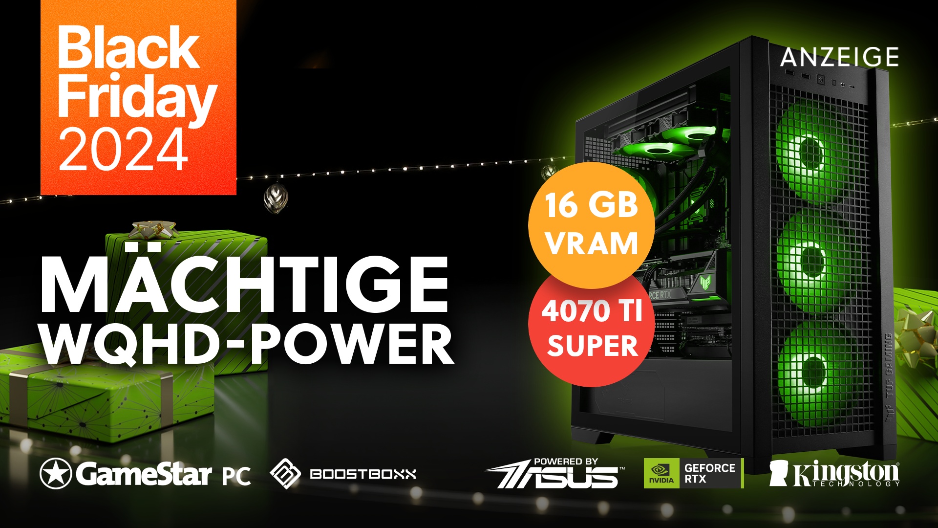 Nicht mal selbst bauen ist günstiger! Unser WQHD Gaming-PC im Black-Friday-Angebot schlägt jeden Preisvergleich