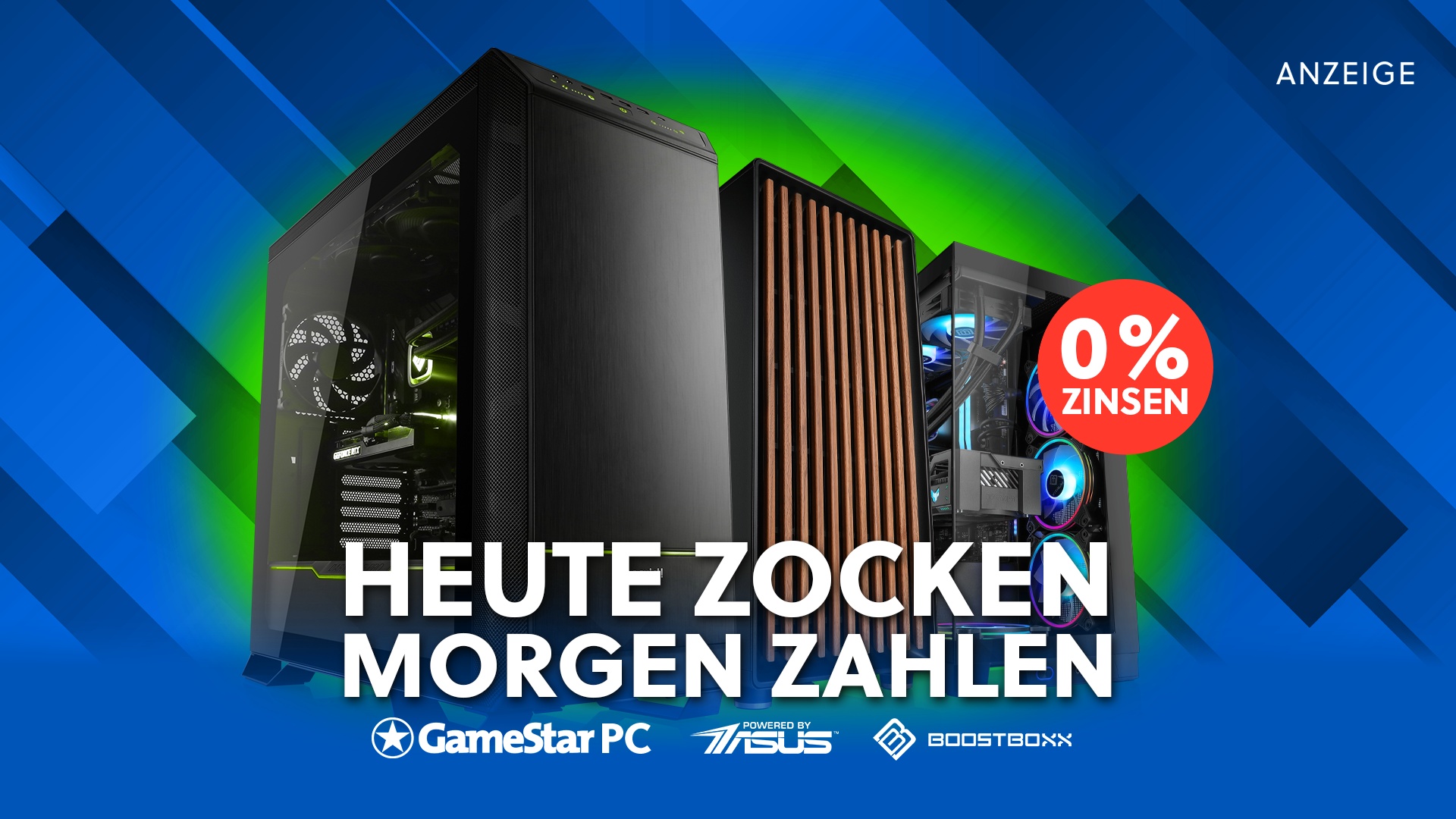 0% Finanzierung - In 12 kleinen Raten werden selbst Gaming-PCs mit GeForce RTX 5080 oder RTX 5090 bezahlbar