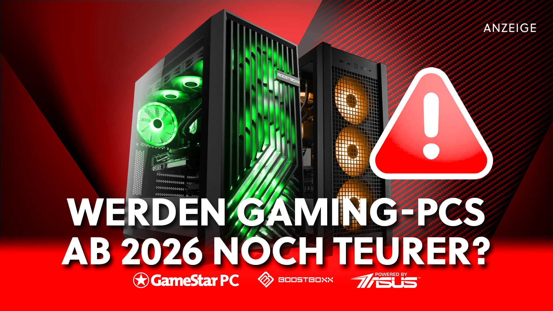 Deals: Gaming-PC 2026? - Wer 2026 mit einem Gaming-PC zocken möchte, sollte sich beeilen [Anzeige]