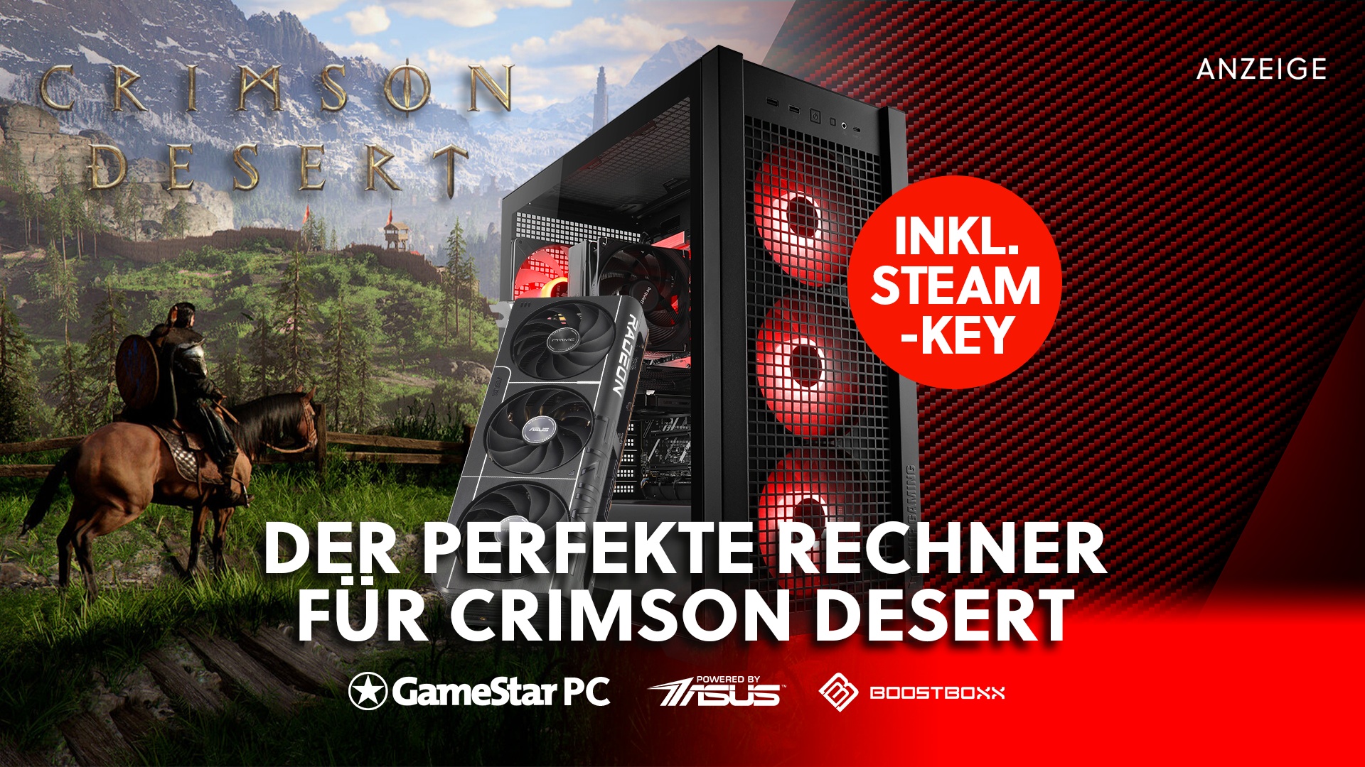 Deals: Crimson Desert - Crimson Desert in 4K erleben mit RX 9070 XT inkl. Steam-Key [Anzeige]
