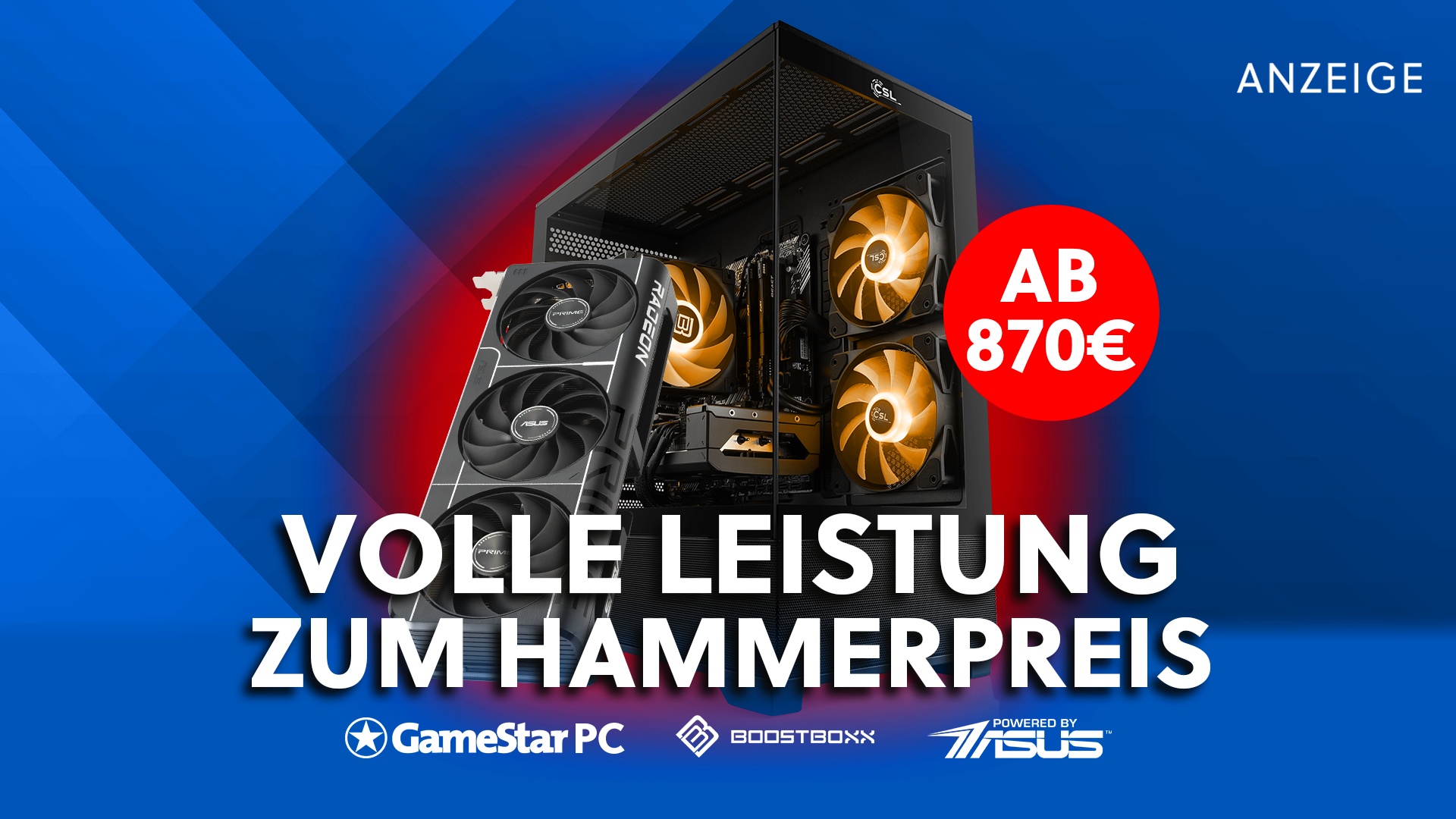 Deals: Ab 870€ - Sichert euch euren Preis-Leistungs-Gaming-PC zum Hammerpreis [Anzeige]
