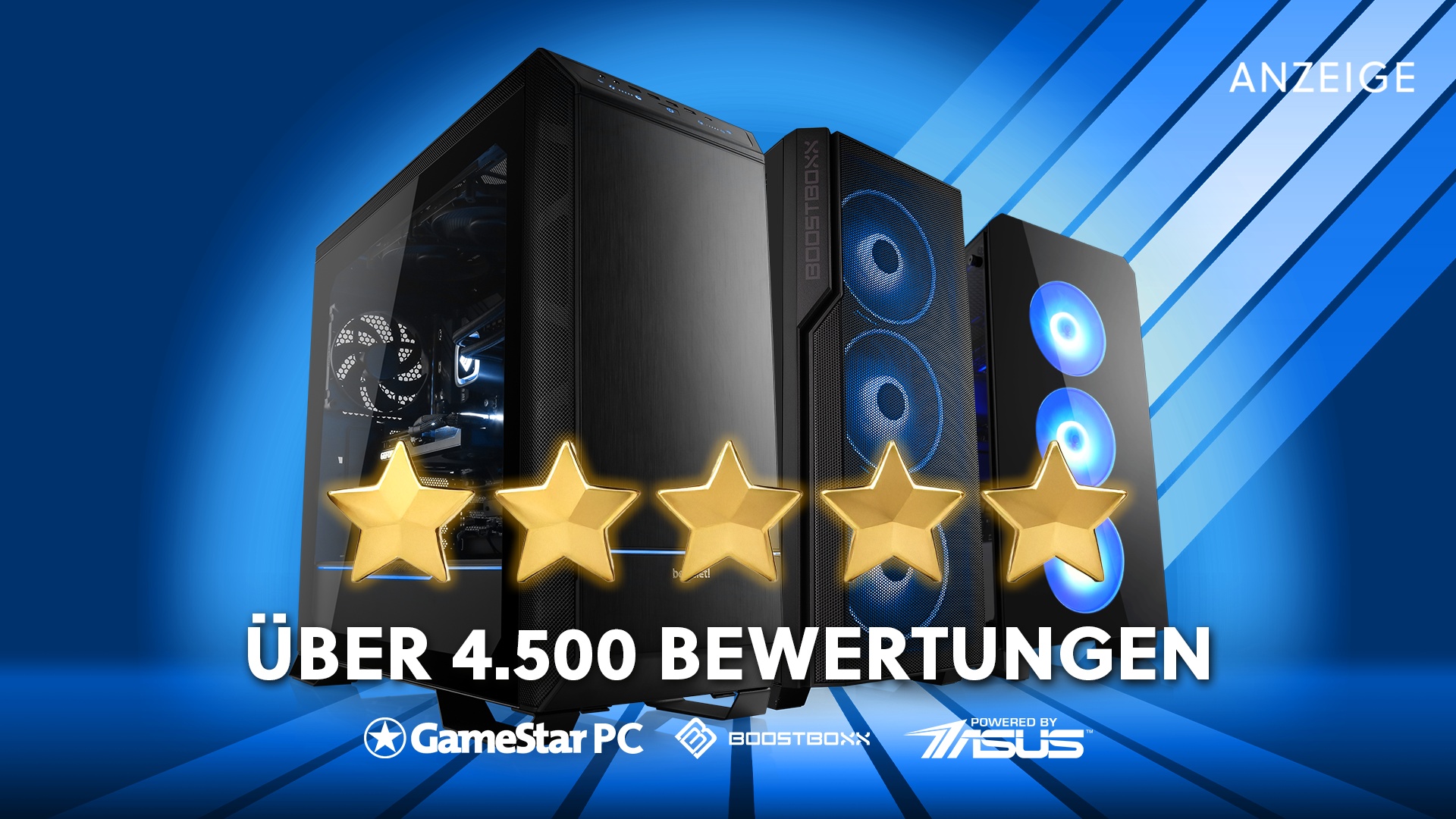 Deals: Über 4500 Bewertungen - GameStar-PC bei BoostBoxx - So begeistert sind die Kunden [Anzeige]