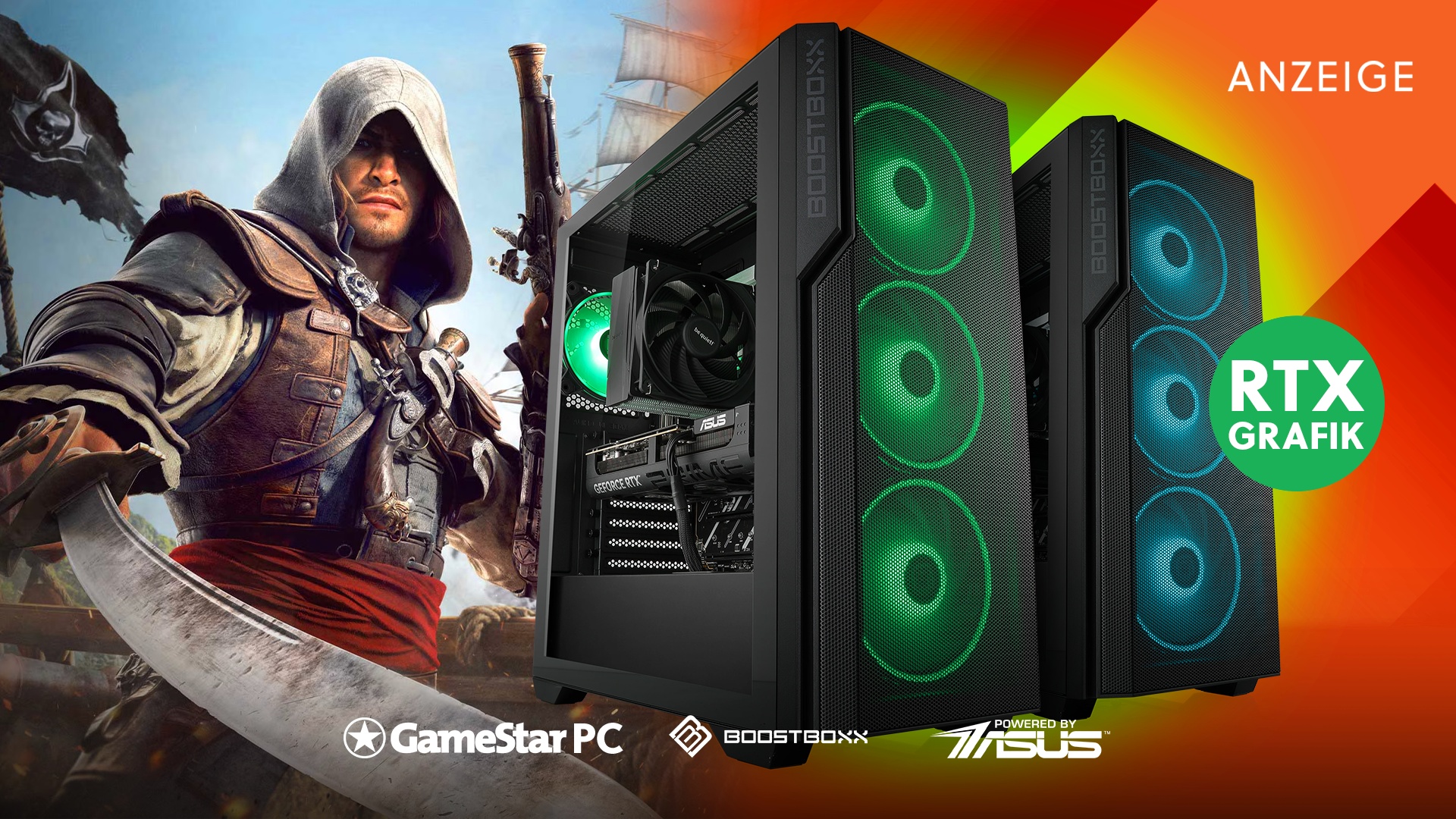 Deals: Preis-Leistungs-PCs - Günstiger als selbst gebaut für Black Flag Resynced und alle Blockbuster, die ab Herbst auf uns einprasseln [Anzeige]