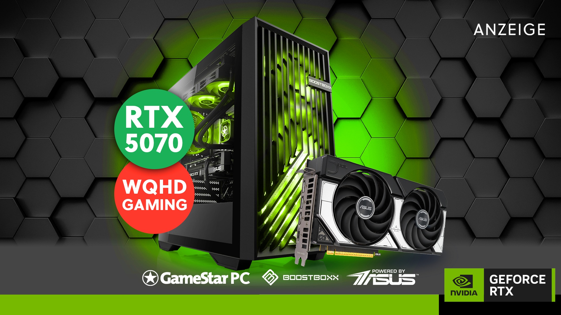 Deals: 200€ unter Geizhals - Preis-Leistungs-PC für WQHD mit Nvidia GeForce RTX 5070 und schneller Ryzen-CPU [Anzeige]