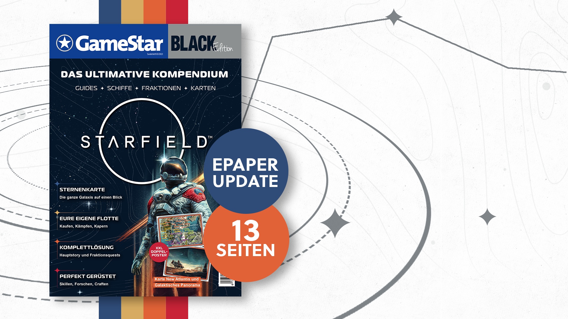 #Jetzt mit dickem Epaper-Update: Die große GameStar Black Edition zu Starfield