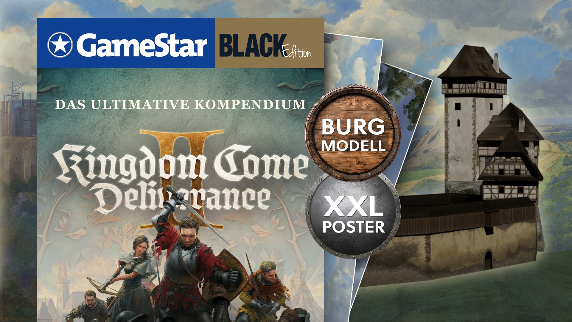 News: Neues Sonderheft - Die GameStar Black Edition zu Kingdom Come: Deliverance 2 jetzt vorbestellen