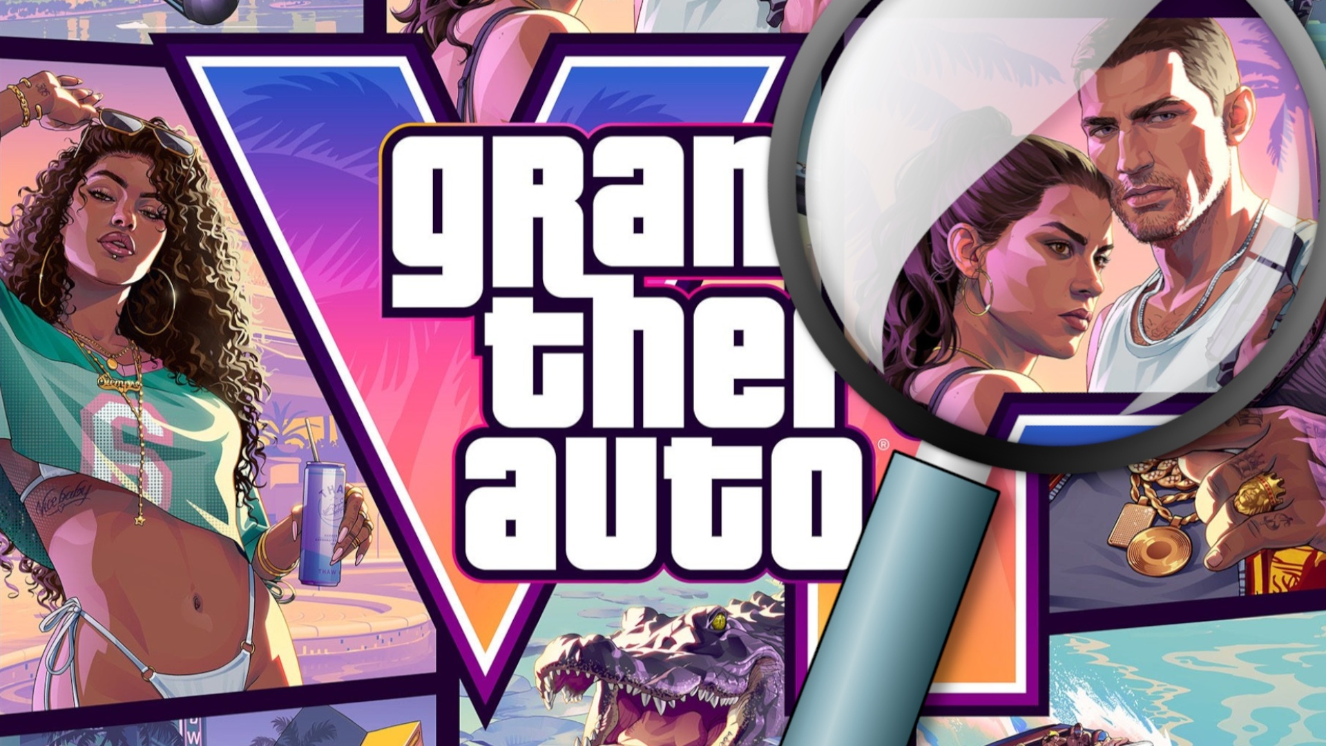 News: GTA 6 - Das Cover-Artwork zum kommenden Open-World-Kracher analysiert: Wir erklären alle gezeigten Personen und versteckte Details