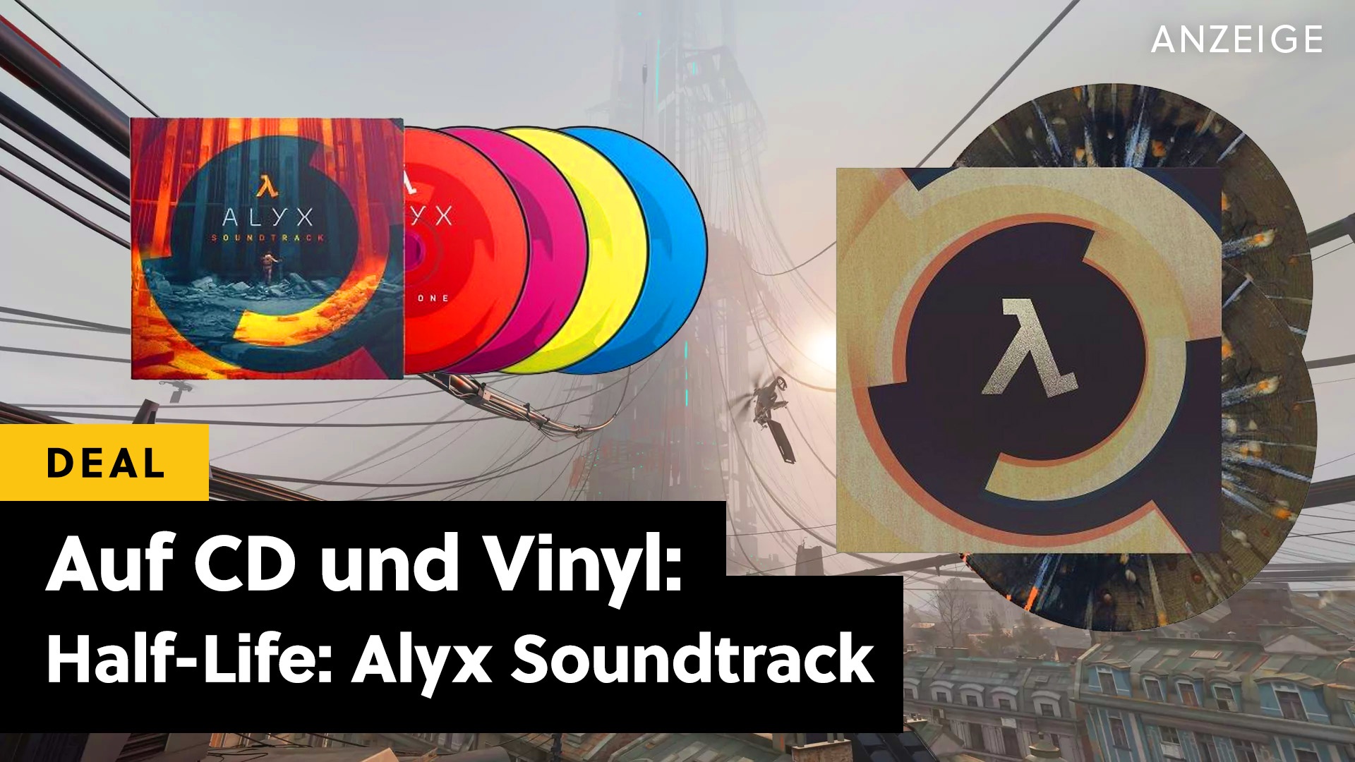 Deals: Alyx-Soundtrack - Half-Life könnt ihr jetzt auf Vinyl und CD kaufen - kommt jetzt also doch Half-Life 3? [Anzeige]