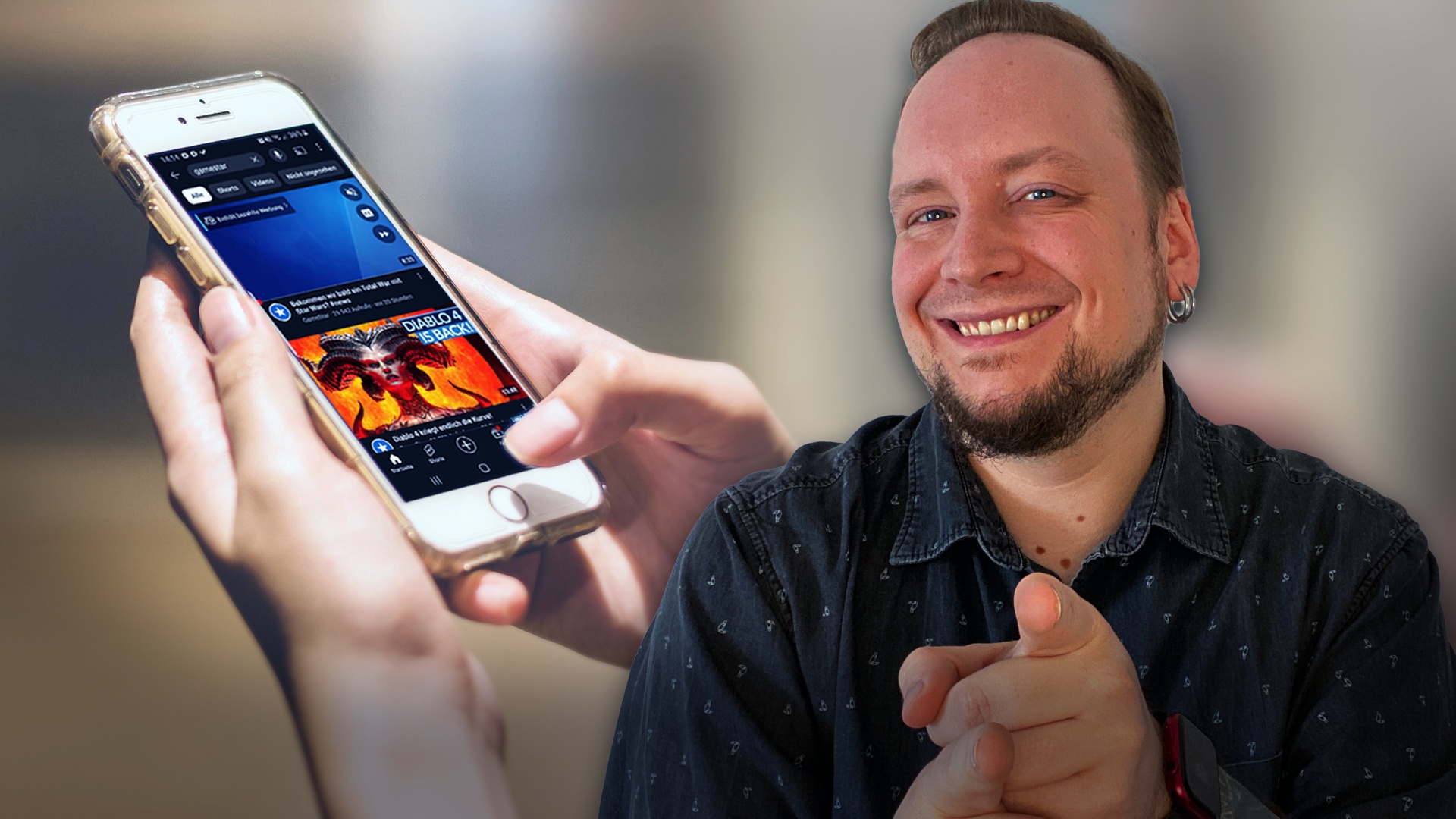 »Finger aufs Display halten« ist ein Trick, der mir viel Zeit bei YouTube auf dem Handy spart