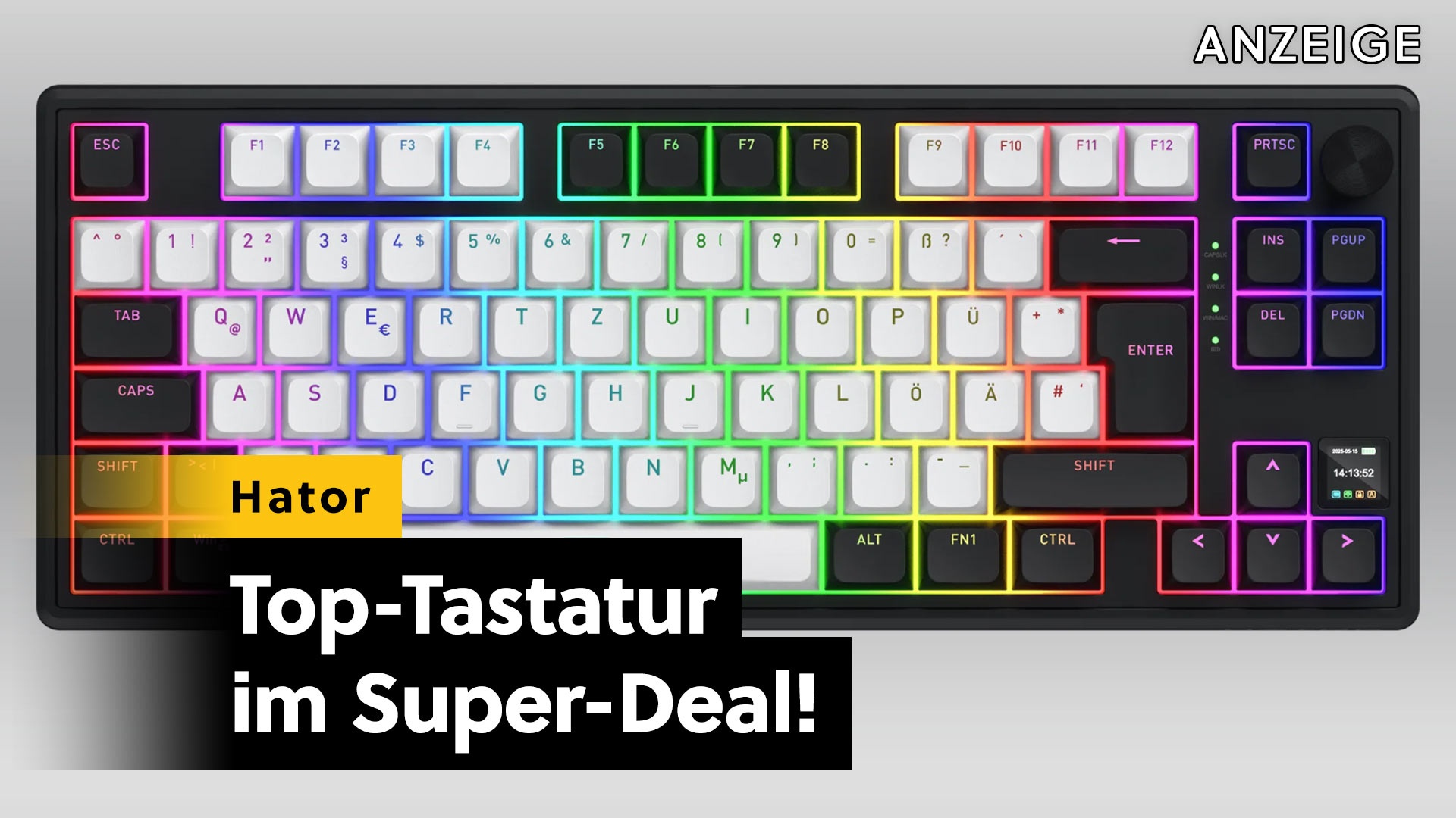 Promotion/Advertorial: HATOR - Was kann die HATOR Skyfall 80 MAG Ultima Gaming-Tastatur? [Anzeige]