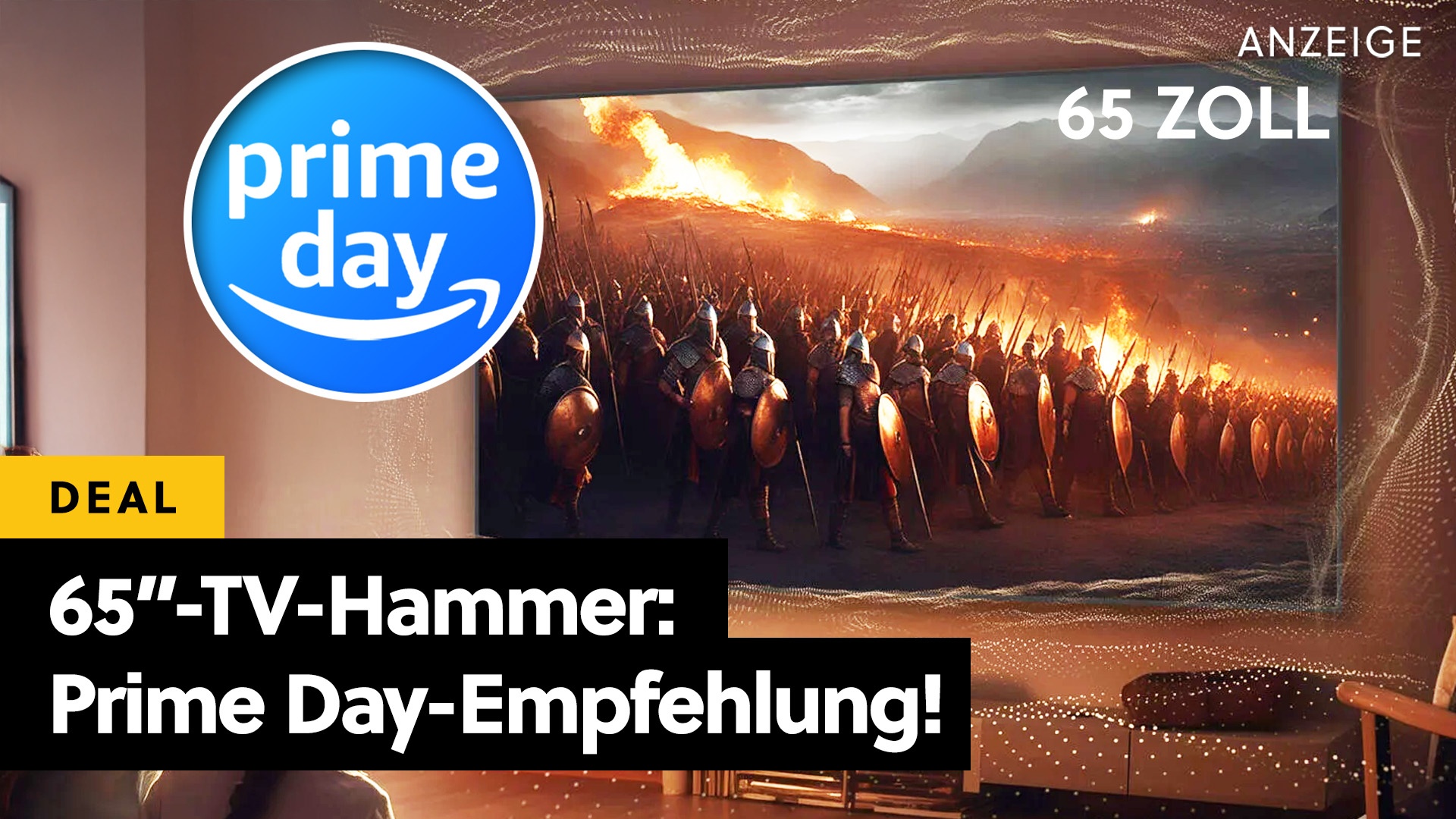 Wie frech! Prime Day ausgetrickst: 65 Zoll 4K QLED TV mit 144Hz schon vor dem Start deutlich günstiger als je zuvor!