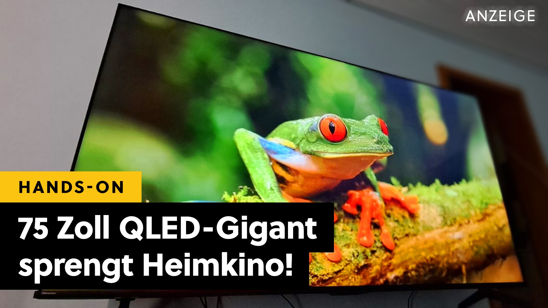 Seitdem ich diesen 75-Zoll-Mega-TV habe, gehe ich nicht mehr ins Kino: Hisense revolutioniert Filme, Serien und Gaming für Zuhause!