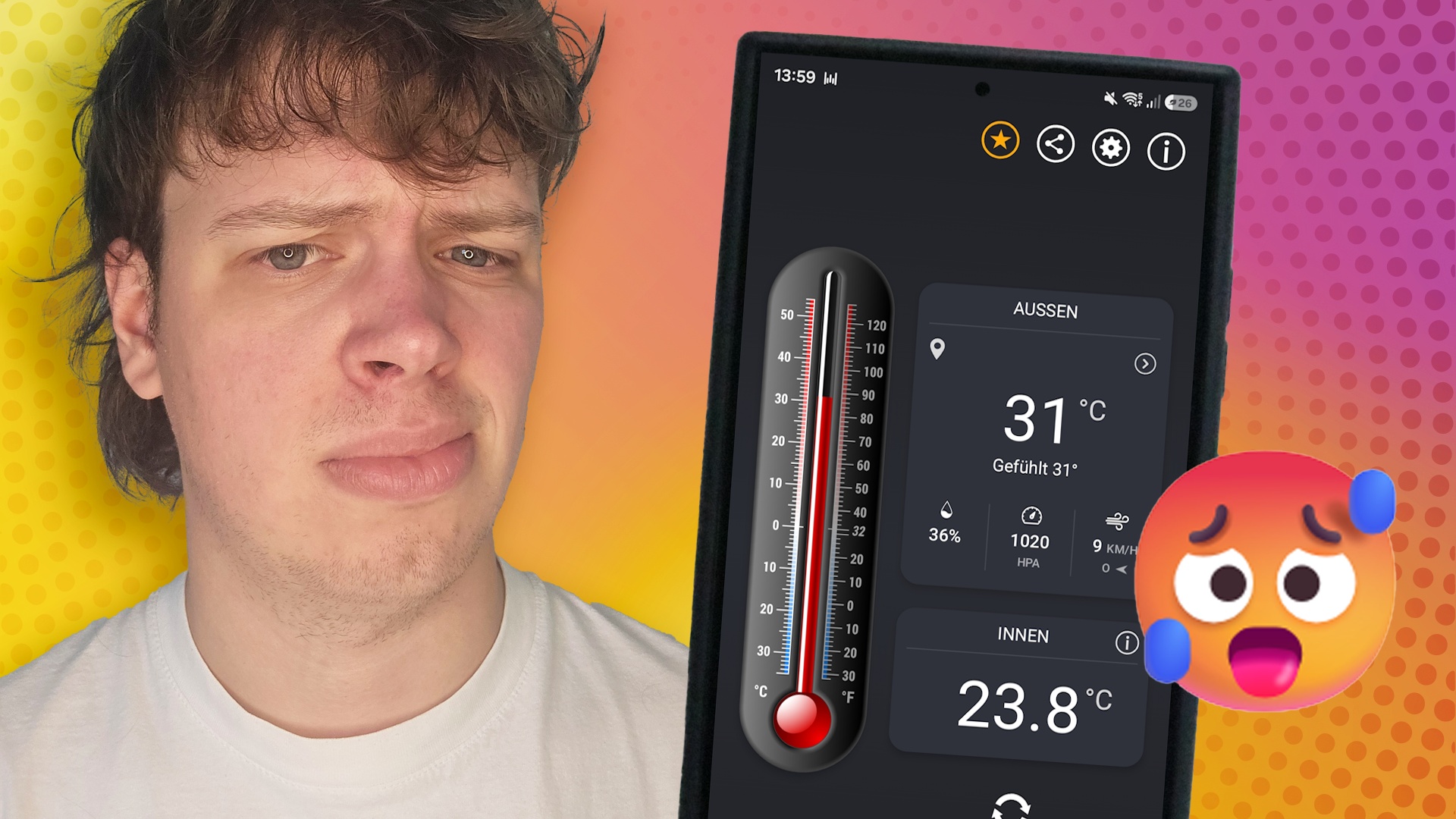 Hitze - Fast jede App, die euch sagt, dass ihr mit dem Handy die Temperatur messen könnt, lügt – es gibt nur wenige Ausnahmen