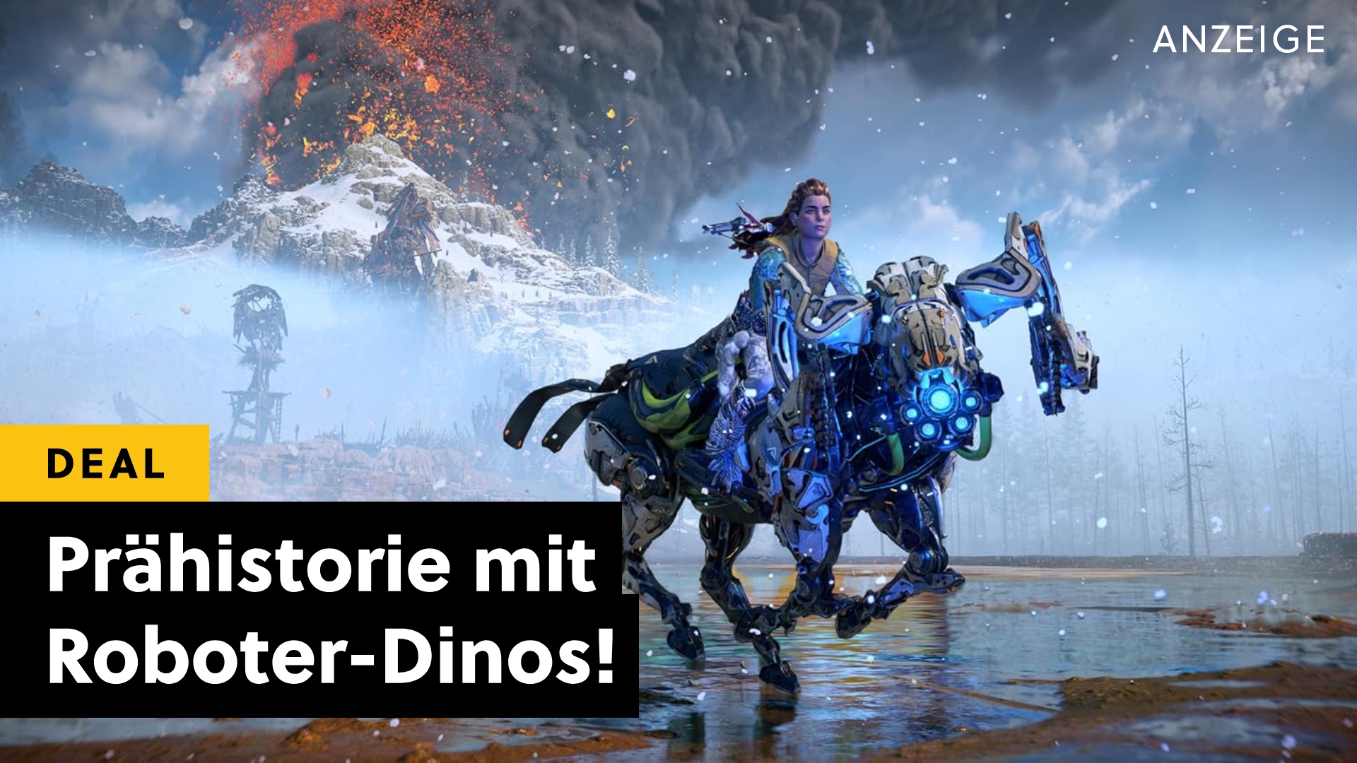 PS5-Remaster eines echten Hits: Düstere Post-Apokalypse mit Roboterdinosauriern gerade zum Schnäppchenpreis zu haben!