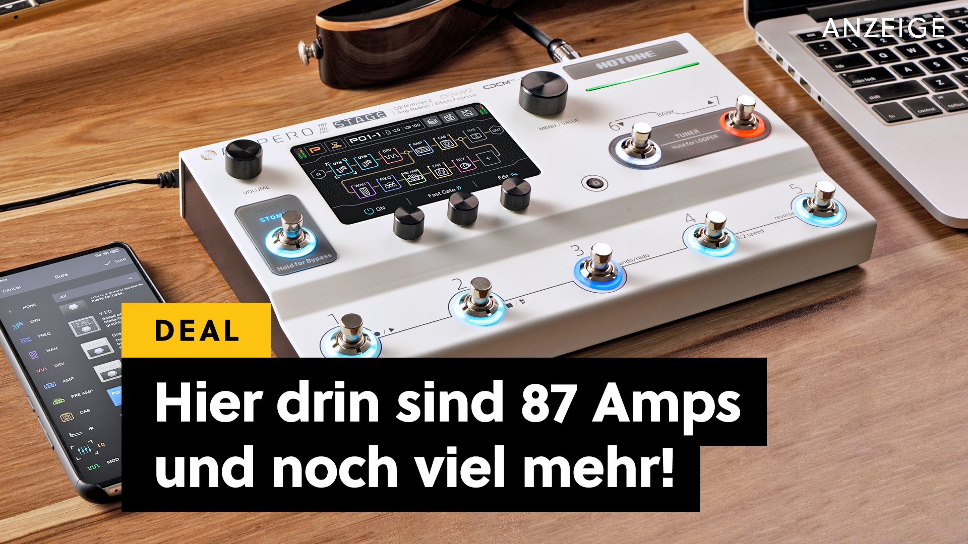 Deals: Gitarren-Gott - Mit diesem Gerät werdet ihr keine weiteren Amps und Pedals brauchen [Anzeige]