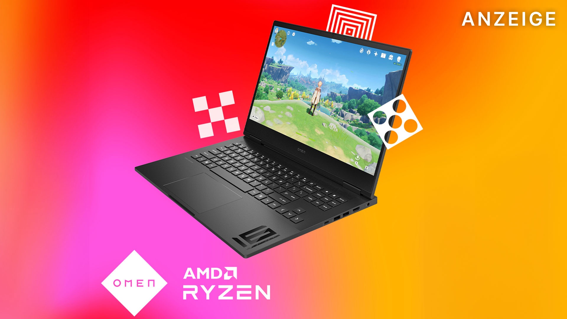 HP OMEN 16: 240Hz Gaming Laptop with AMD Ryzen™ 7000 Processor
