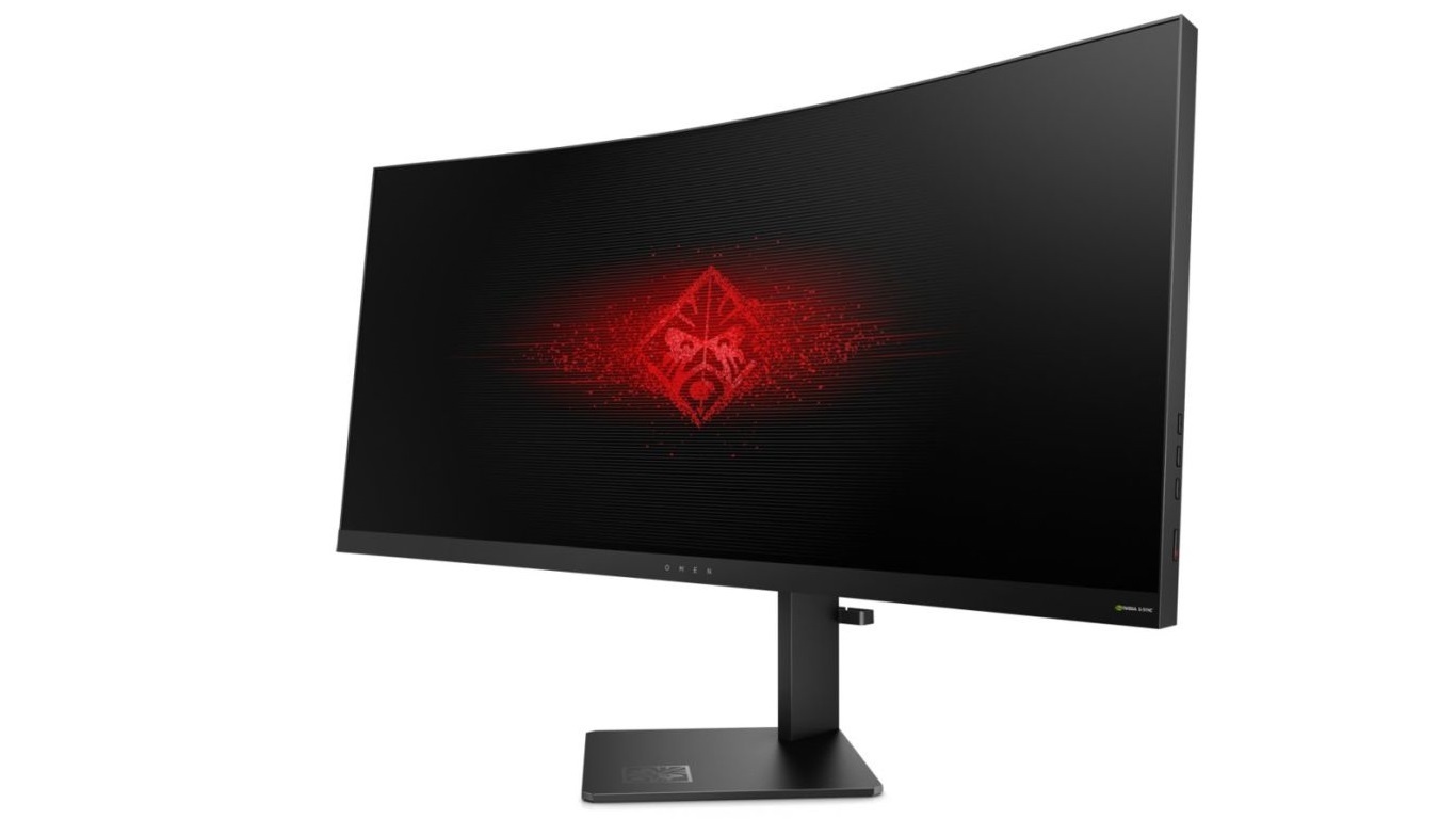 HP Omen X 35 CurvedMonitor mit 35 Zoll, UHD und 100 Hz