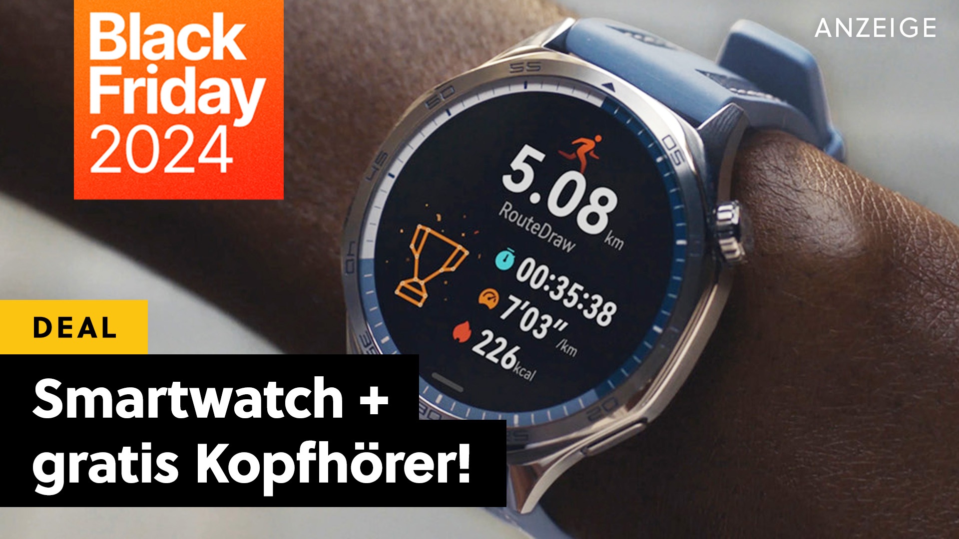 Zur schönsten Smartwatch bekommt ihr im frühen Black Friday-Angebot jetzt geniale Bluetooth-Kopfhörer komplett geschenkt!