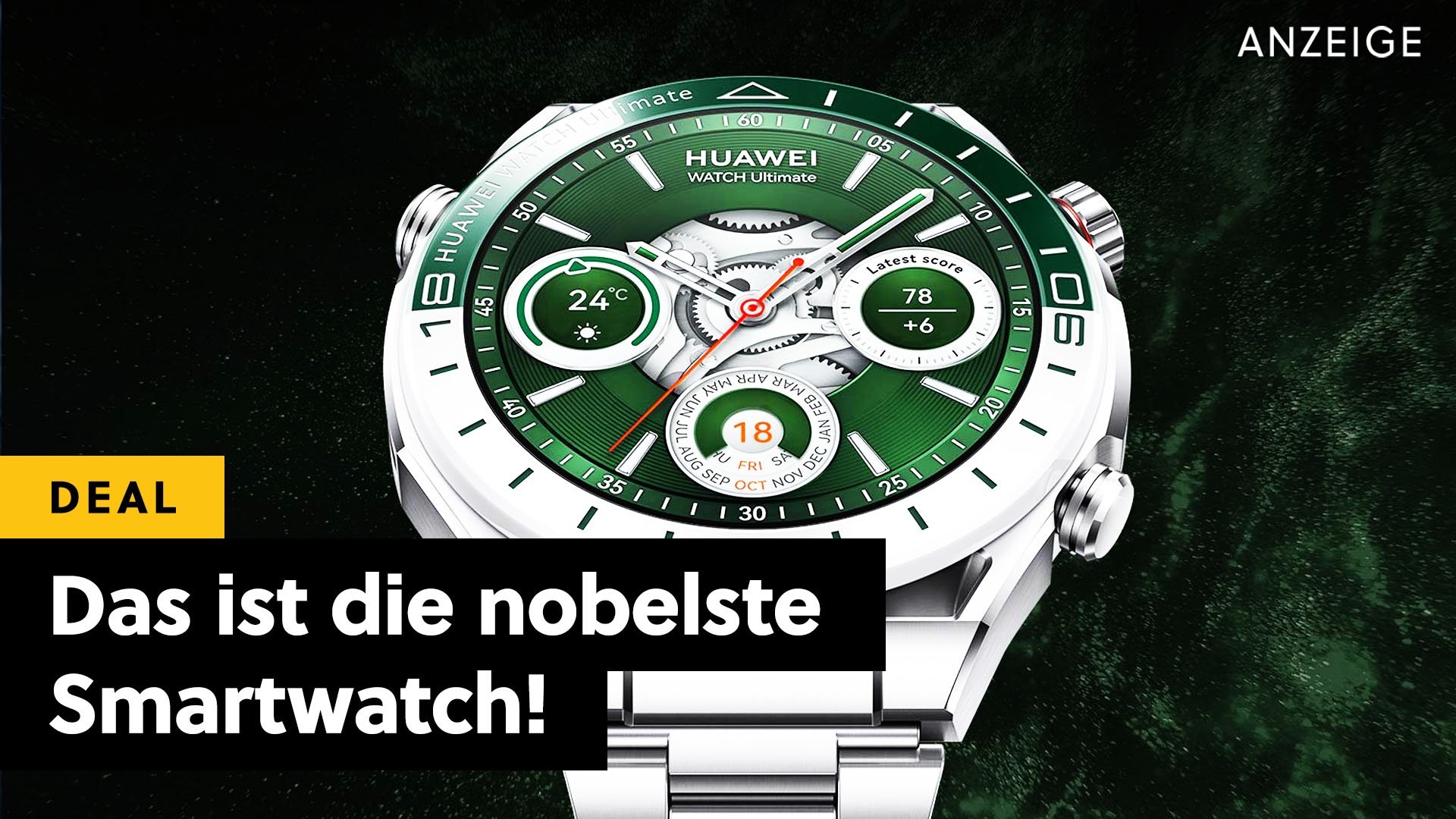 Smartwatch - Dieses Huawei-Modell sieht aus wie eine Luxusuhr! [Anzeige]