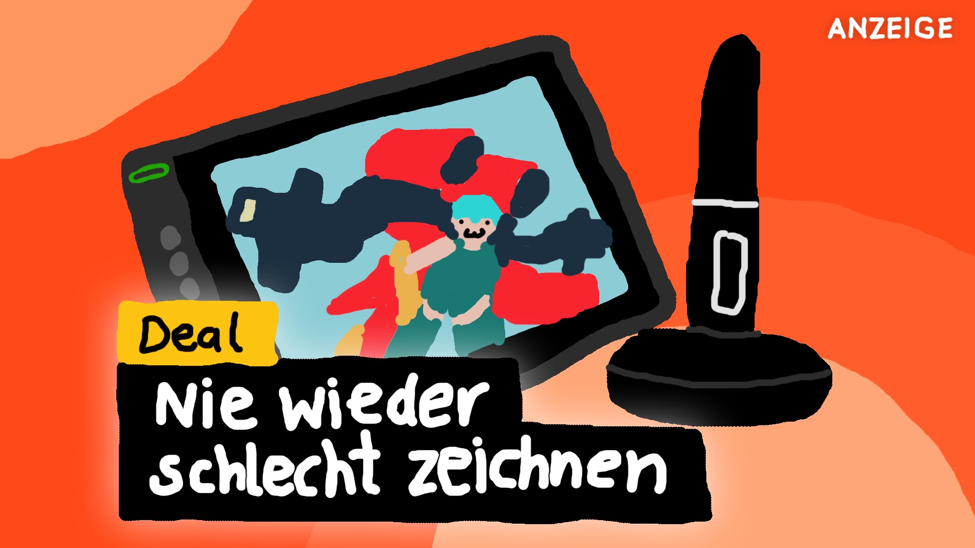 Deals: Grafik-Tablet - Für jeden, der ständig bei Gartic Phone failt oder einfach gern zeichnet [Anzeige]