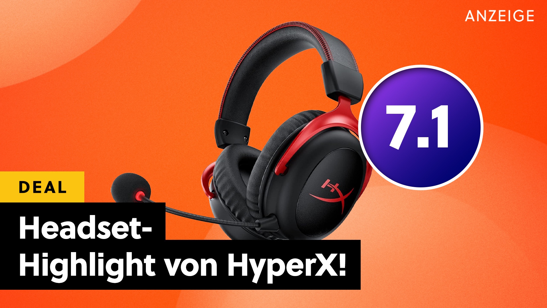 HyperX-Headset stark reduziert: Schnappt euch eines der beliebtesten Gaming-Headsets überhaupt supergünstig bei Amazon!