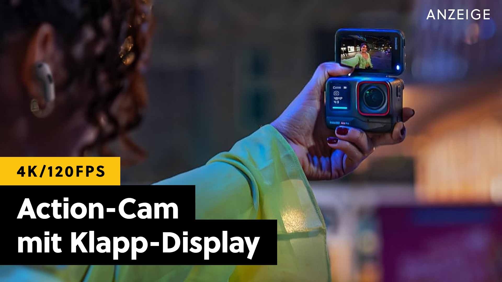 Action Cam - Die Alternative zu GoPro, DJI & Co. mit Leica-Objektiv und Klapp-Display! [Anzeige]