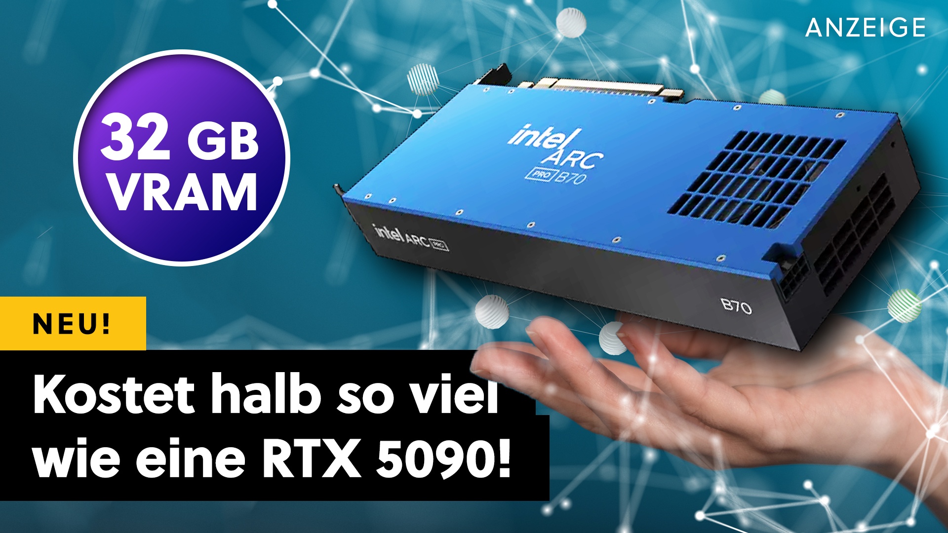 Deals: 32 GB VRAM - Die neue Intel Arc Pro B70 ist eine starke GPU, aber… [Anzeige]