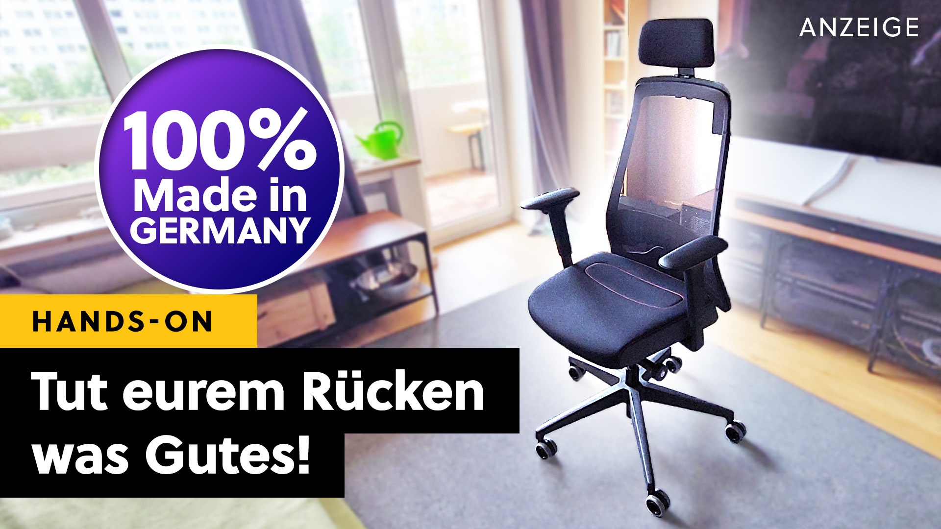 »I got 99 problems«, aber damit sind's gleich fünf weniger! Dieser Bürostuhl ist 100% Made in Germany und überzeugt mich auf vielen Ebenen