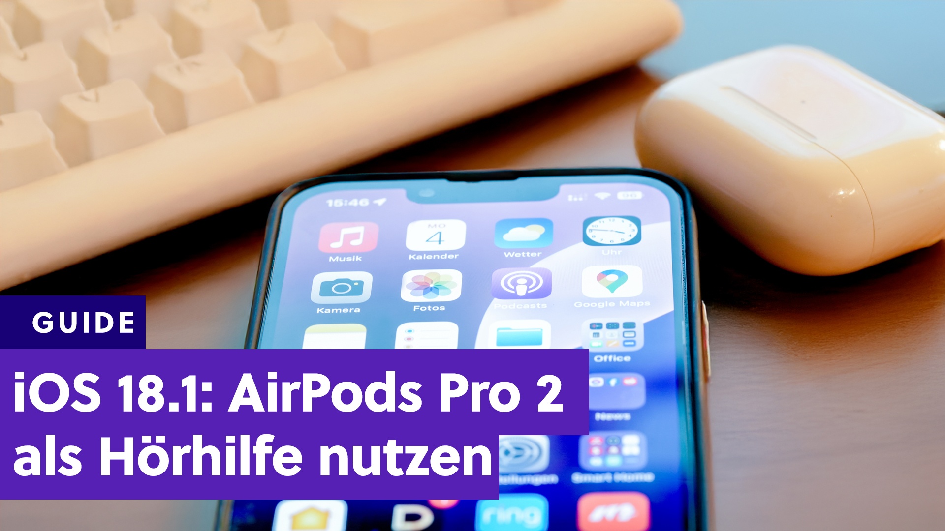 iOS 18.1 verwandelt AirPods in Hörgeräte: So nutzt ihr das neue Feature auf dem iPhone