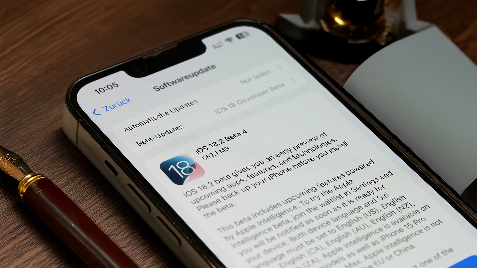 Apple veröffentlicht iOS 18.2 Beta 4: Das iPhone-Update deutet auf einen baldigen Release hin