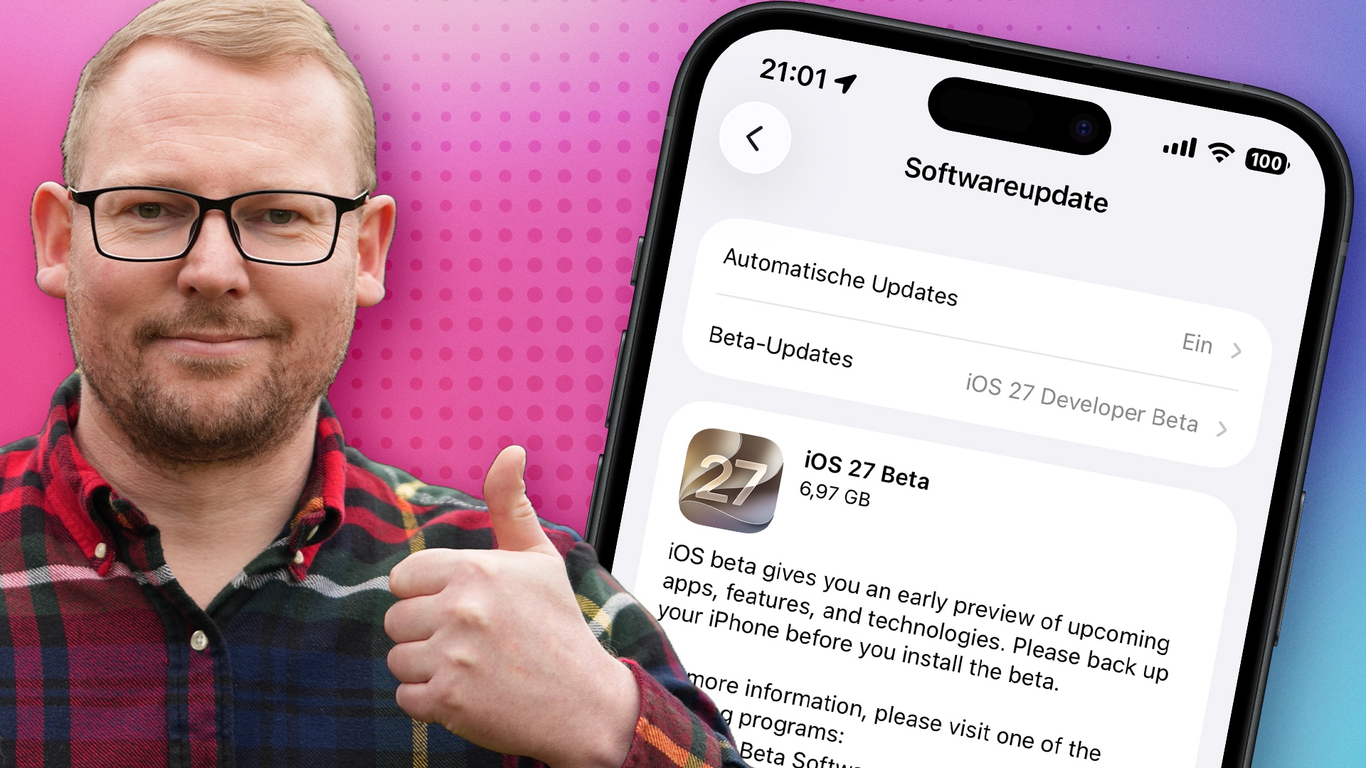 Kolumne: Smartphones - Ich habe mein iPhone 13 auf iOS 27 aktualisiert und merke bereits jetzt einen drastischen Unterschied