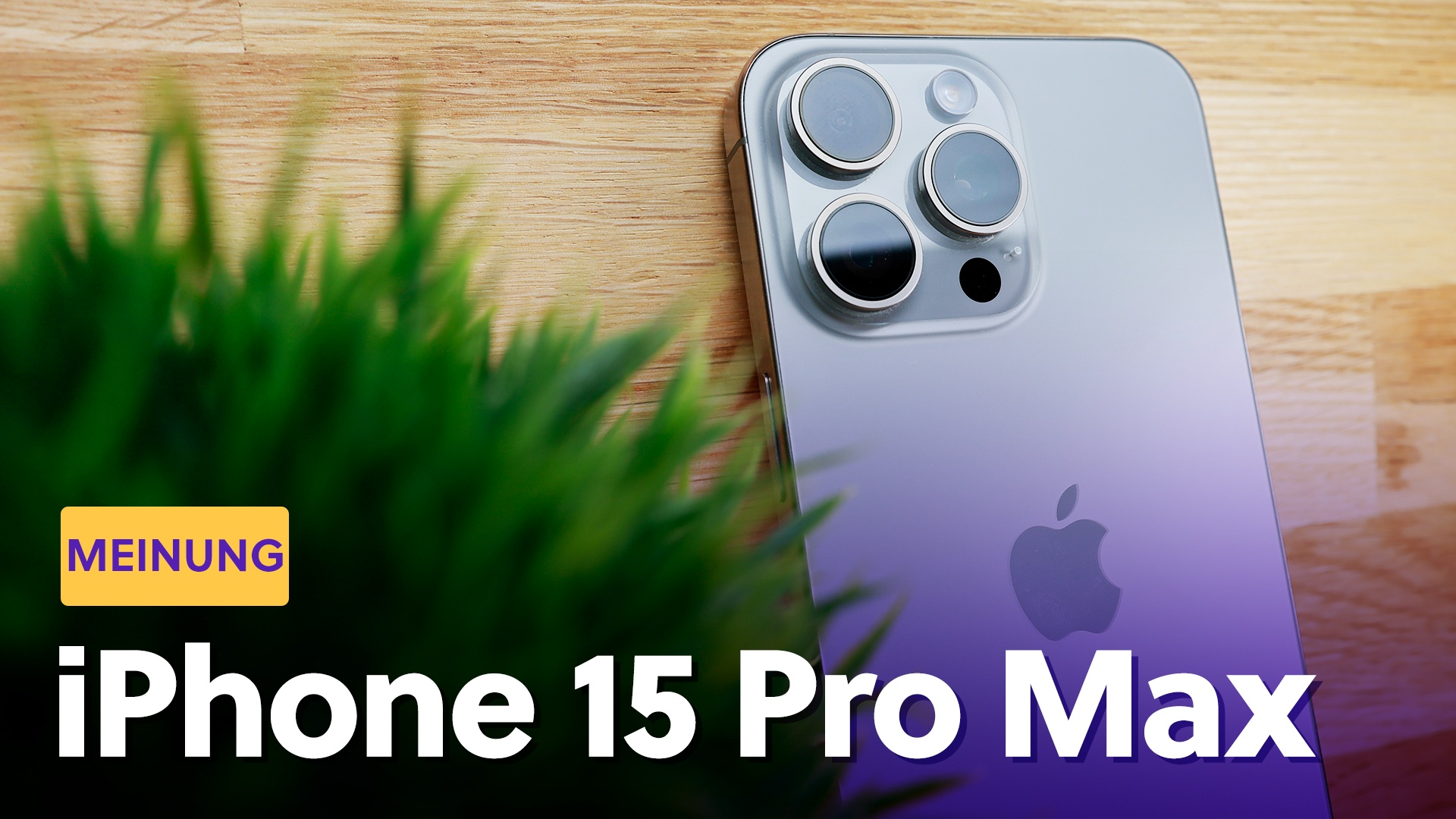 Ich habe mir das iPhone 15 Pro Max als Ersatz für mein 14 Pro