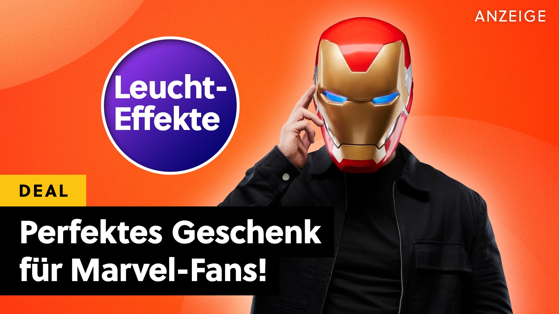 Diesen Helm werde ich beim Marvel Rivals zocken tragen, um mich wie Iron Man zu fühlen.