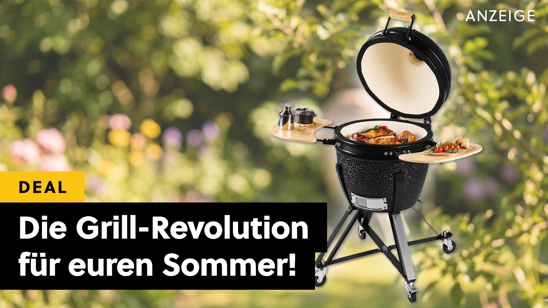 Deals: Keramikgrill - Dieses Schmuckstück grillt ganz anders und ist gerade richtig günstig! [Anzeige]