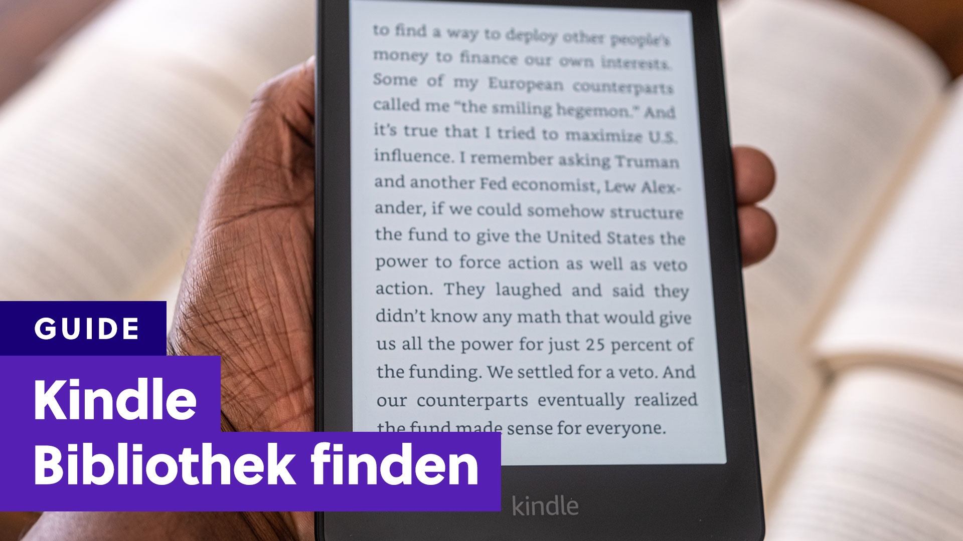 Wo finde ich meine Kindle-Bibliothek?