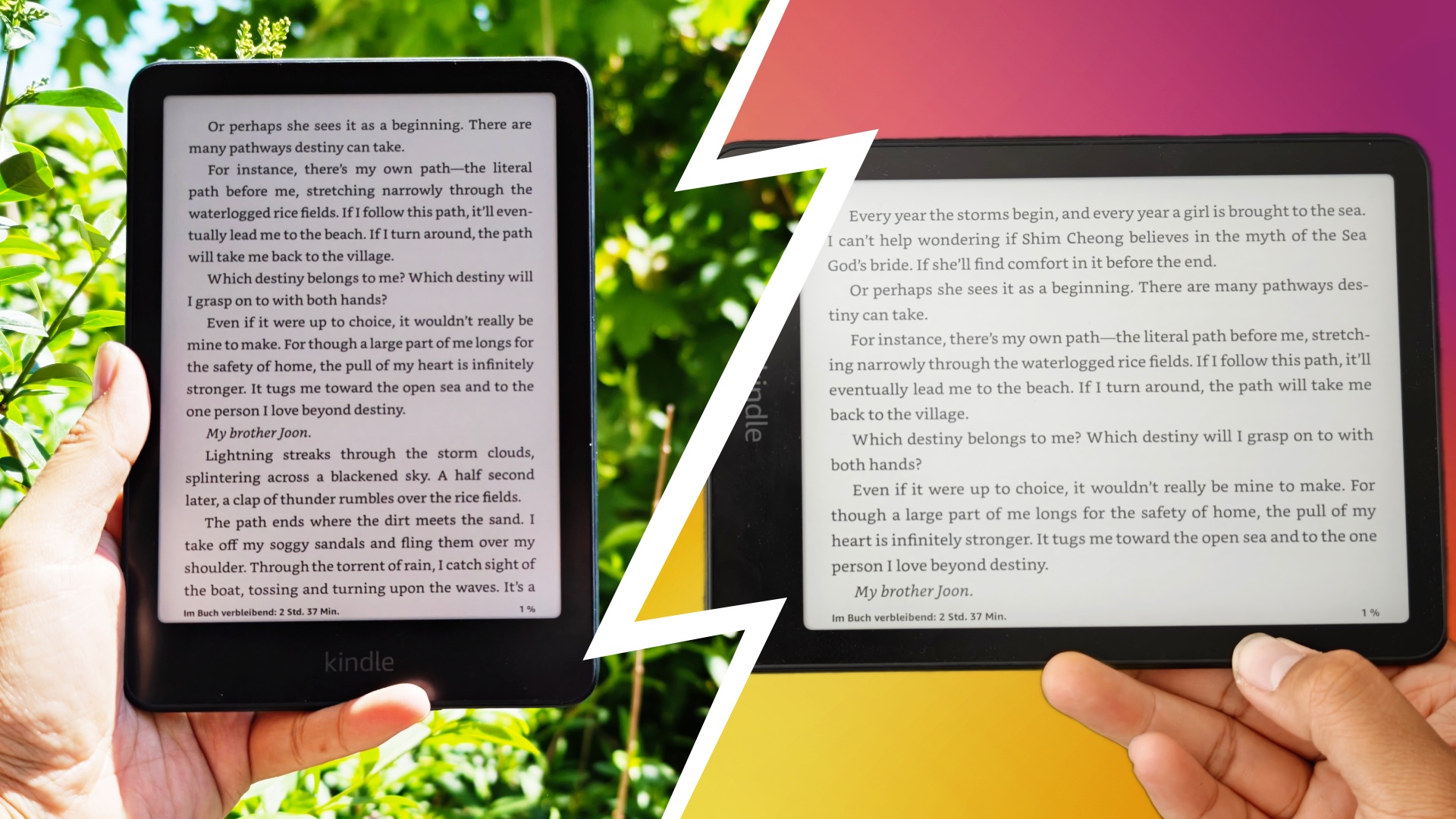 Special: E-Reader - Kindle-Community hat entschieden: Wer so auf seinem E-Reader liest, liest falsch - doch die wenigen Quersteller haben gute Gründe